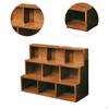 Wood Ladder Lattice Bracket , Rustic, Practical Sturdy Floating Shelf for Jewelry Mini Figurine