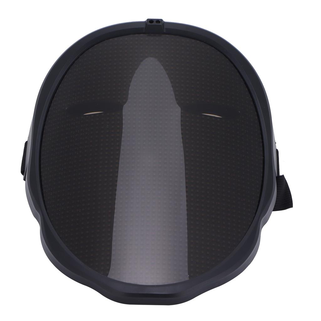 LED Mask Parlayan APP Maske Kostüm Cosplay Cadılar Bayramı Noel Partisi için USB Şarj