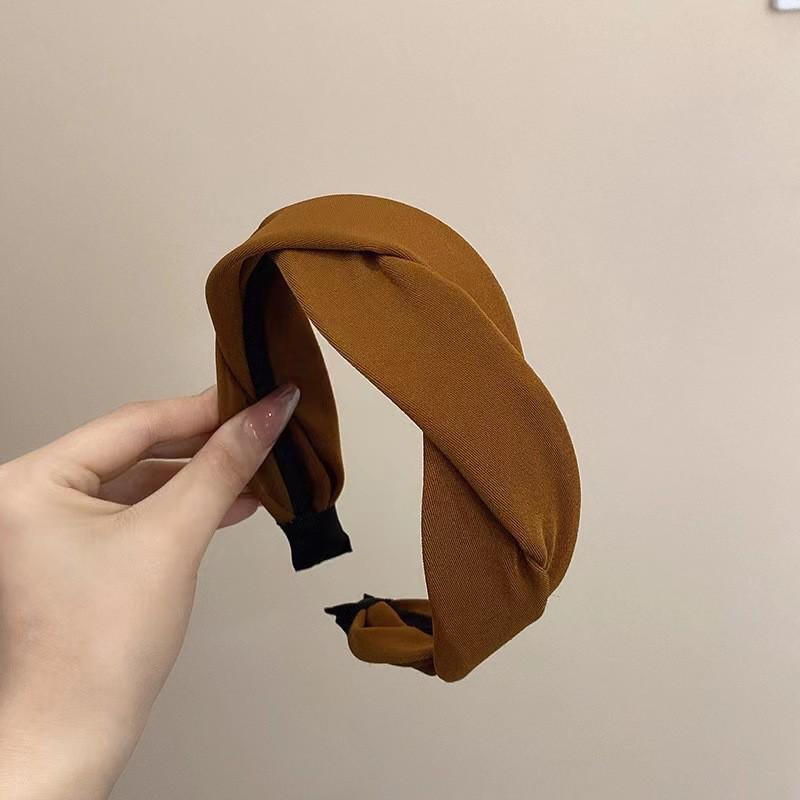 2023 New Women's Brown Twisted Hairpin Headband - Stylish All-Match Hair Accessory