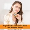 Vitamin D3 + K2 Kapseln, mit Bio-Kokosöl, - Unterstützung der Knochengesundheit, Unterstützung des Immunsystems, Unterstützung der Herz-Kreislauf-Gesundheit