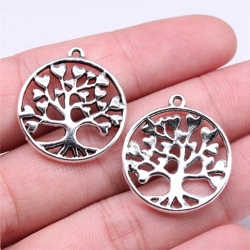Charms Big Tree Of Life Pendants Wedding Jewelry Findings QC017