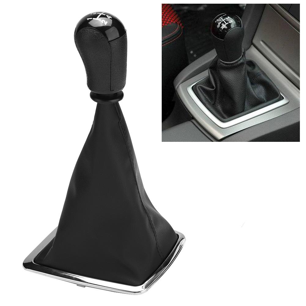 Buy 5 Speed Gear Stick Shift Knob + Gaiter Boot Cover for Ford Focus