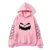 Halloweenská mikina Kawaii duch dýně potisk Unisex mikina Módní ležérní Podzim Zima Dlouhý rukáv Pánská pulovrová mikina