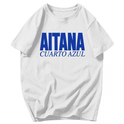 Men T Shirt Singer Aitana Cuarto Azul 2026 Tour Fun Unique Y2K Graphic Crewneck Unisex Tops T Shirts