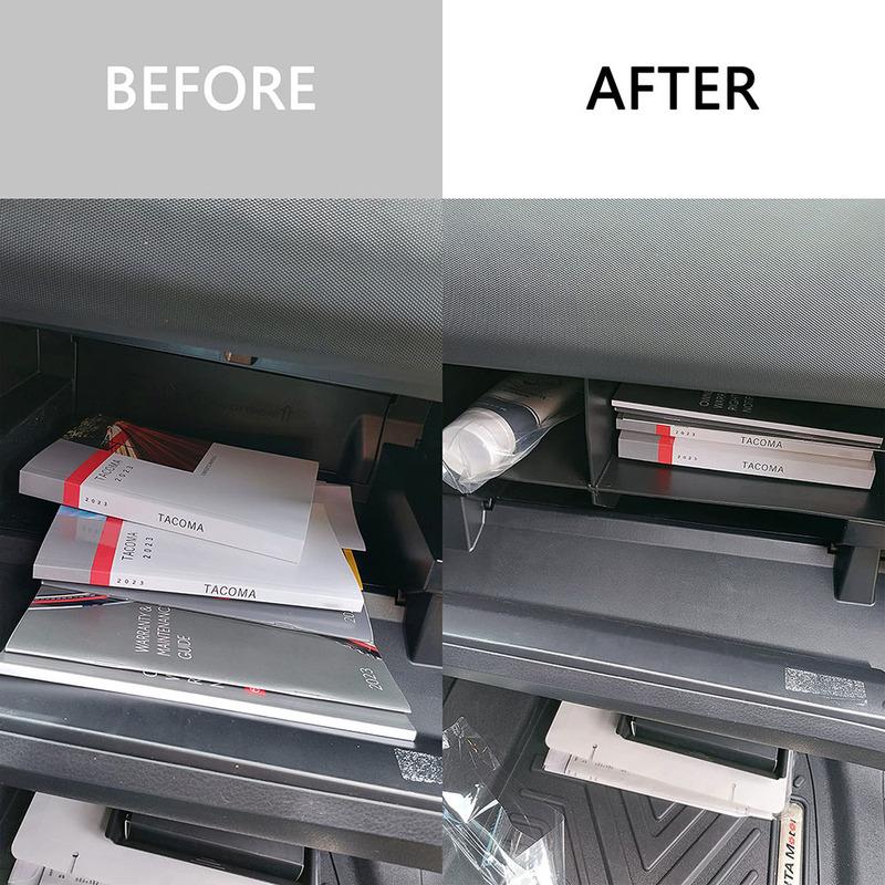 Glove Box Organizer for Toyota Tacoma Accessories 2016-2018     , ert Compartment Center Console Tray
