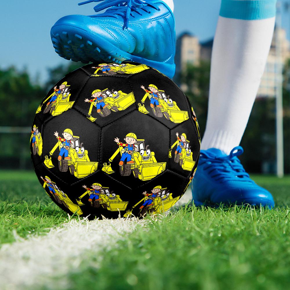 Bob der Baumeister Thema Größe 5 Fußball, Geeignet für Spiele drinnen und draußen, ein Geschenk für jeden geeignet.