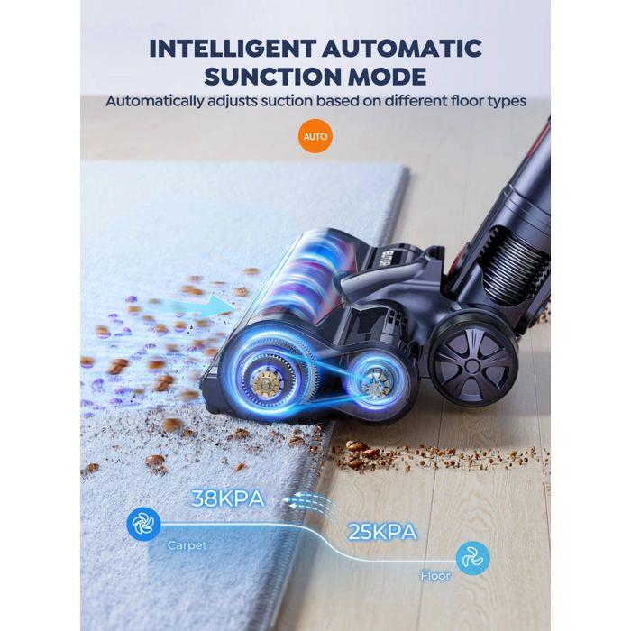 Cordless Vacuum Cleaner - BAZARLAND30 - Buture - 500W - 48Kpa - Capacity 1.5 L