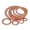 10PCS/Pack 2mm Thickness M4 5 6 7 8 10 12 14 15 16  17 18 20  21 22 24 25 26mm Copper Washer Solid Gasket Sump Plug Oil Seal