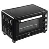 Mini oven toaster oven, 1 baking tray, 1 grill rack, timer function, black