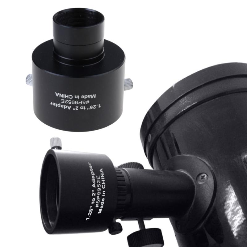 2 Zoll zu 1,25 Zoll Teleskop-Okularadapter 31,7 mm zu 50,8 mm Montageadapter
