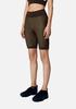 Collect Balance Foam Tech 8-Inch Short Tights For Women (Dark Brown)