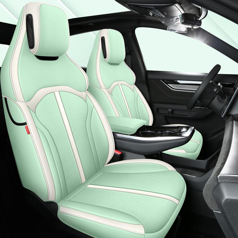 Комплект кожаных чехлов на сиденья автомобиля Jetour Dasheng на все сезоны Rear Half Cover