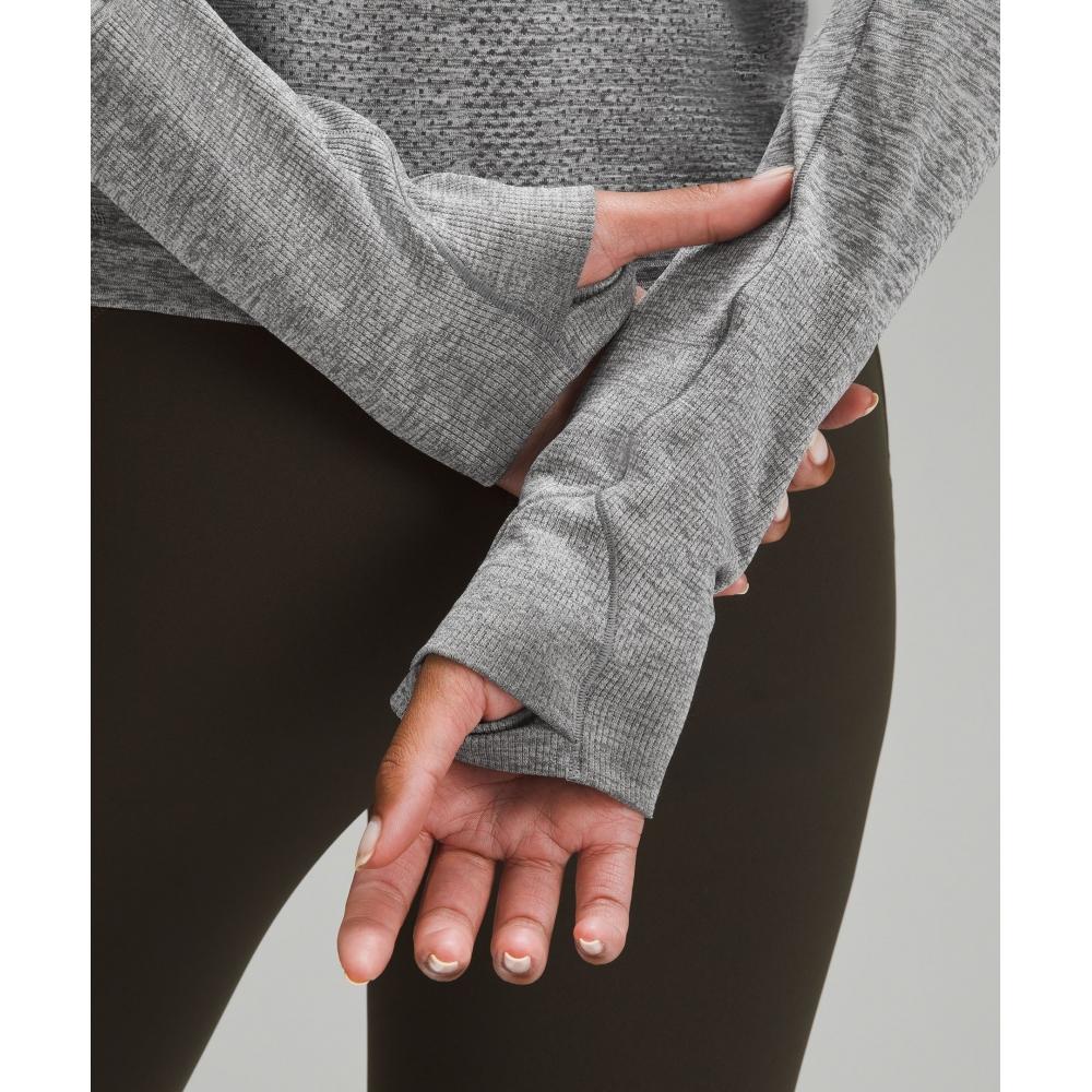 Lululemon Swiftly Tech Long Sleeve Shirt 2.0  Waist Length Slate White