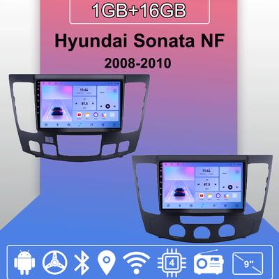 Radio de Coche Android Auto Carplay Para Hyundai Sonata NF 2008-2010 Reproductor Multimedia Unidad Principal Estéreo Navegación GPS BT WIFI 1+16GB