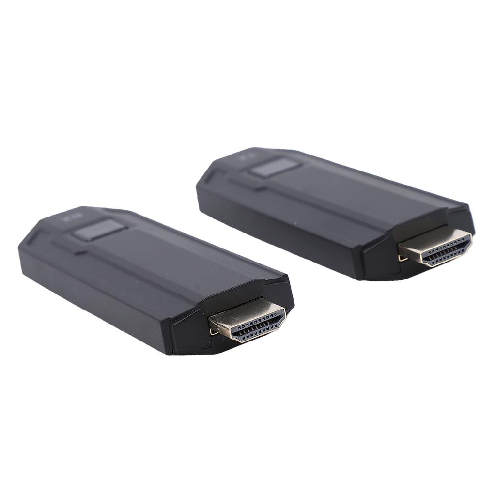 Émetteur-Récepteur Multimédia sans Fil HD avec Adaptateurs de Prise Portée 50m Support Décodage Entrée 4K 1080P