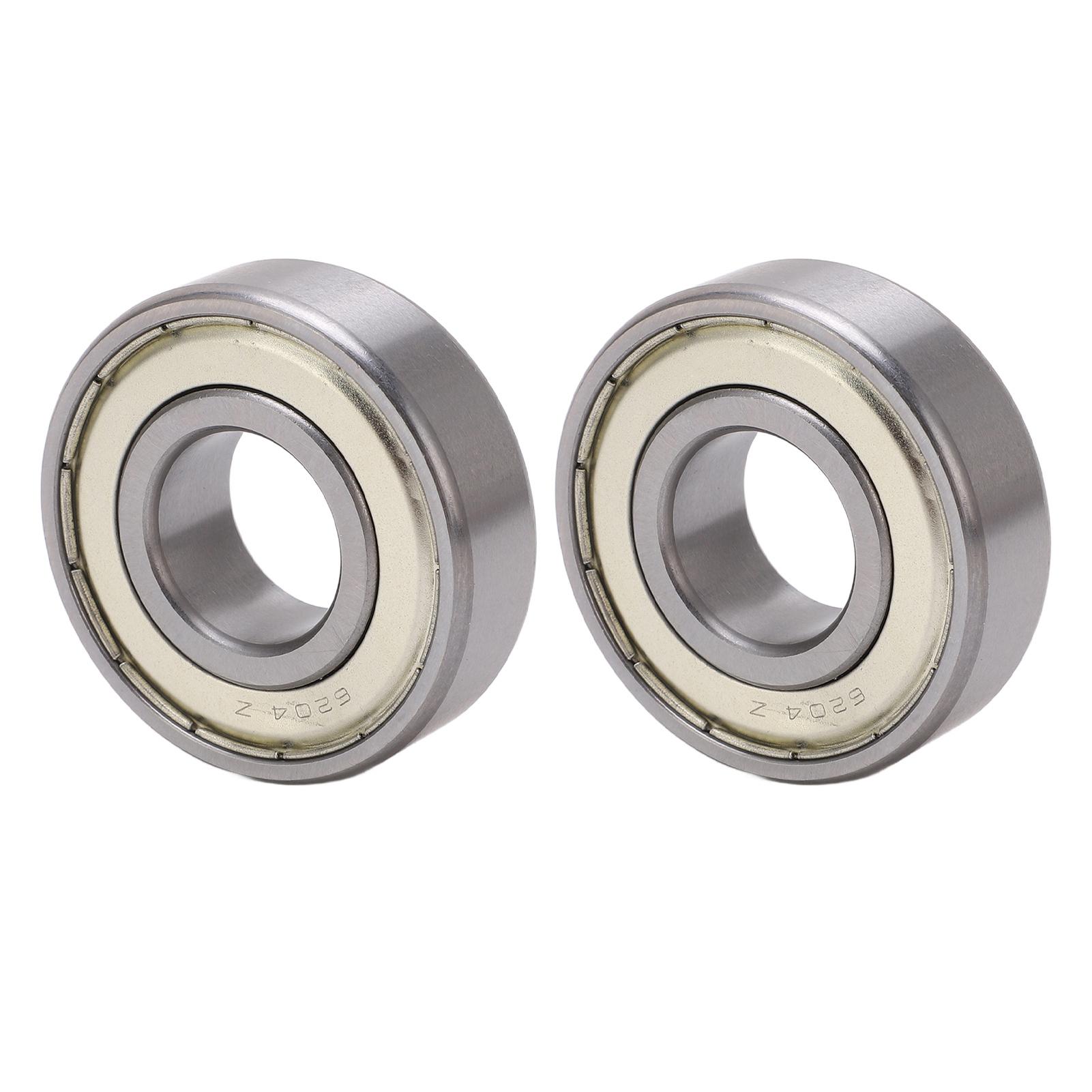 

2Pcs Double Rubber Sealed Ball Bearing Low Noise High Temperature Resistant Deep Groove Ball