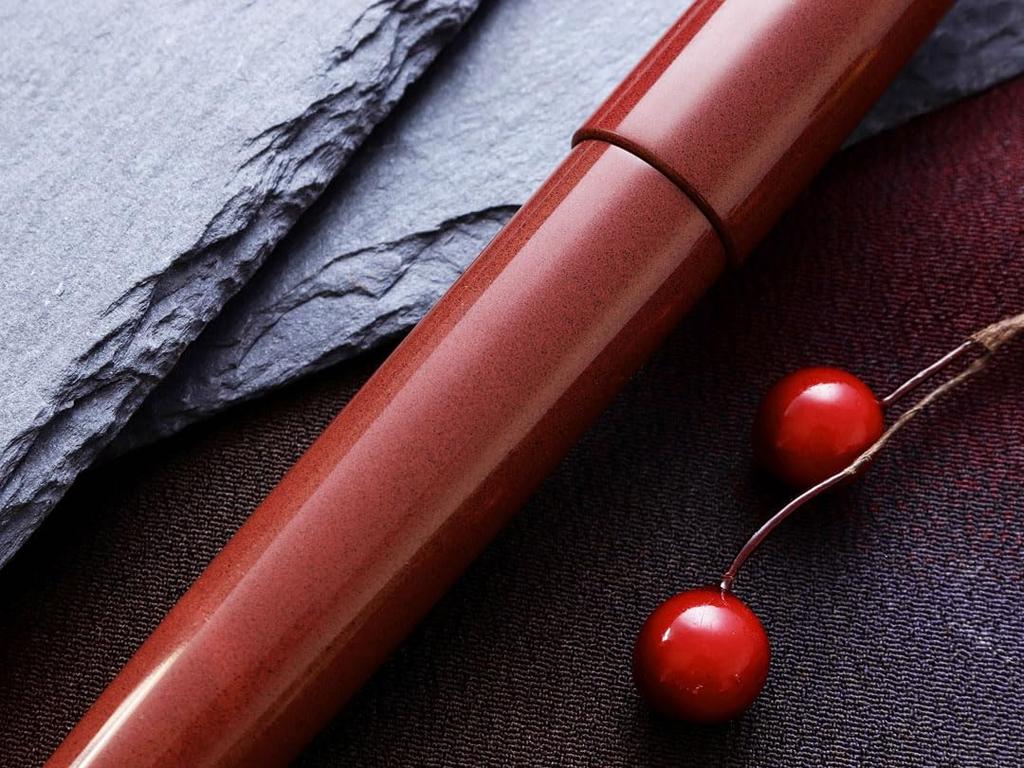 WANCHER Fountain Pen Dream Pen Makoto Ebonite Sand Red DREAM PEN Sand Red WANCHER Extra Fine (EF (Gold Plated))