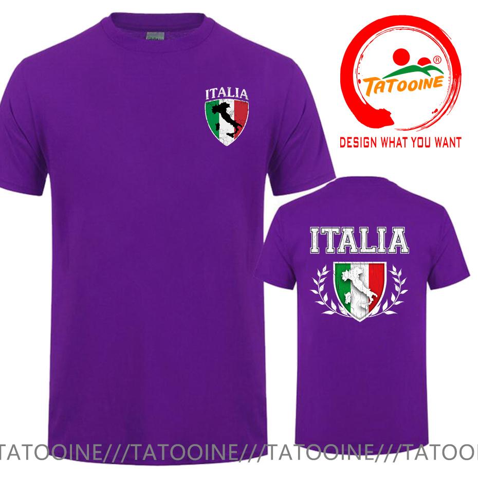 Retro Italia Flag Crest Map T Shirt Vintage Grunge Italian Italy Italiano Tshirt Funny Soccer Footballer Tshirt Harajuku Shirts
