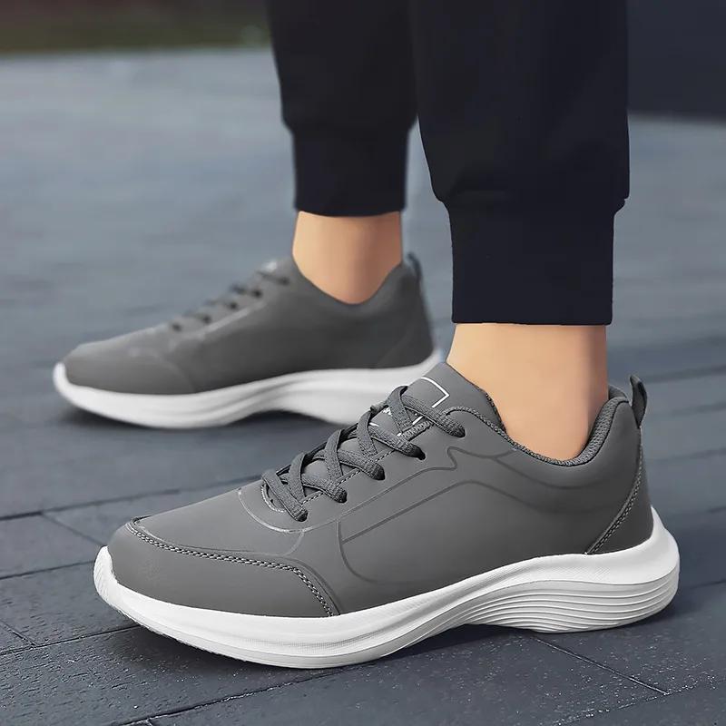 Fashion Men's Sneakers Lightweight Running Shoes New Breathable Non-slip Casual Shoes Lace Up Soft Men Walking Shoes Outdoor Tennis Shoe