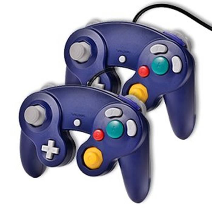 Gamepad - Nintendo - GameCube - Pack of 2 - Wired - Black
