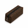 Polka Dot Pencil Case Set Large Capacity Canvas Zipper Pen Pouch for Students School Office Travel Makeup Storage