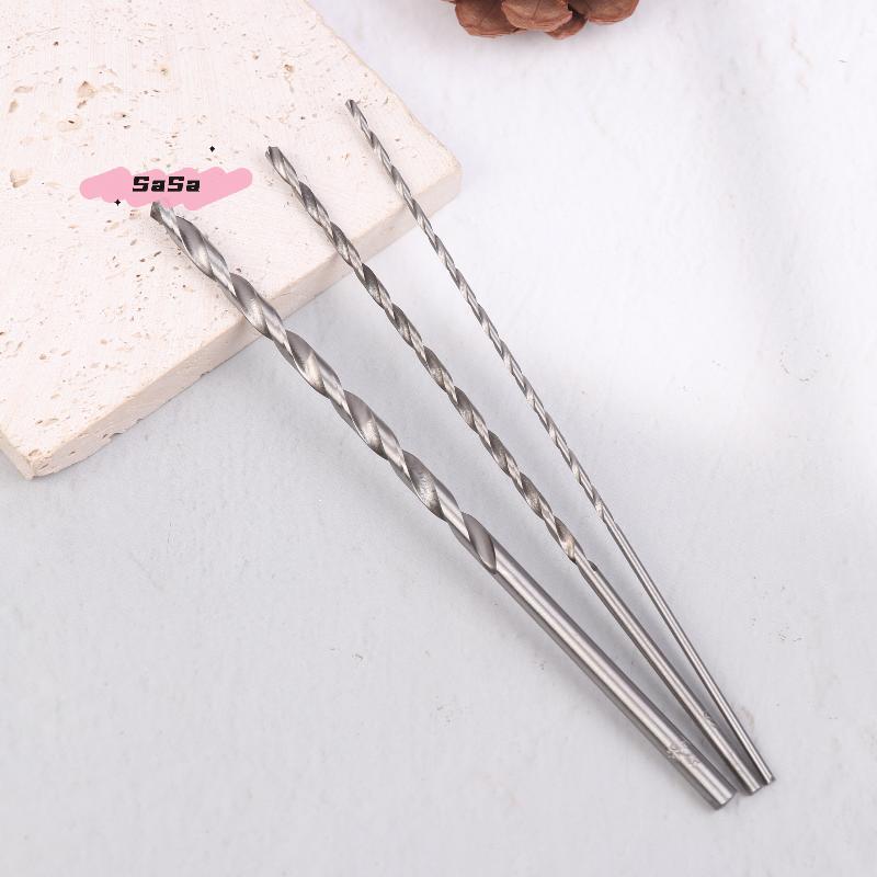 5Pcs 2mm 3mm 3.5mm 4mm 5mm Twist Drill Bit Kit For Wood Plastic Alloy Metal Woodworking Deep Hole Drilling Tools