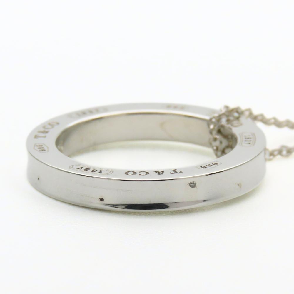 Použité TIFFANY&Co. Náhrdelník 1837 kroužků Stříbro925 3,7g Stříbrný přívěsek