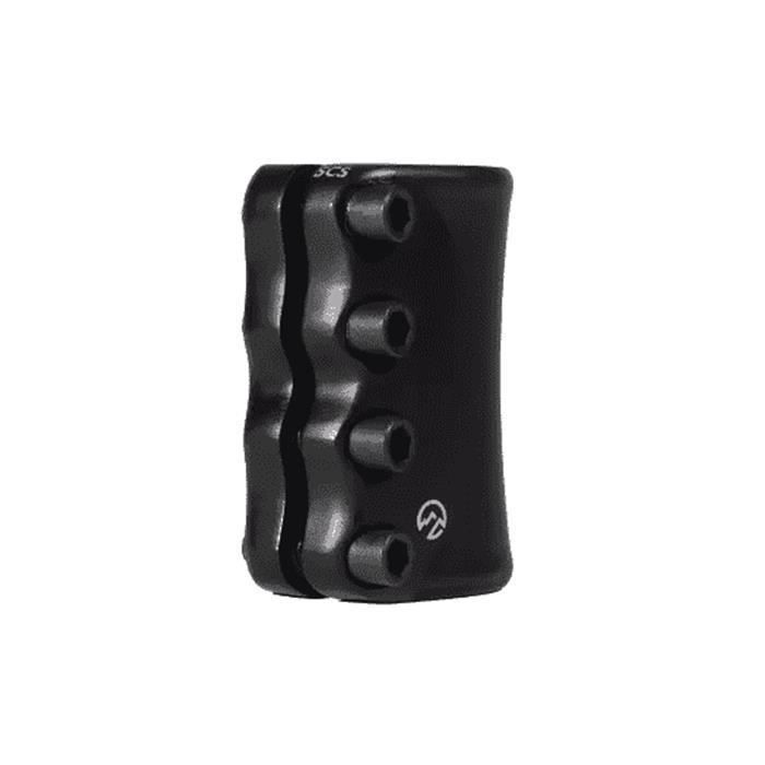 Collier De Serrage - NORTH - Profile SCS - Noir Mat - Aluminium 6061-T6 - Compatible Guidons 31,8/34,9 Mm