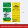 Industrial Safety Scaffolding Tag for Equipment Maintenance and Lockout/Tagout