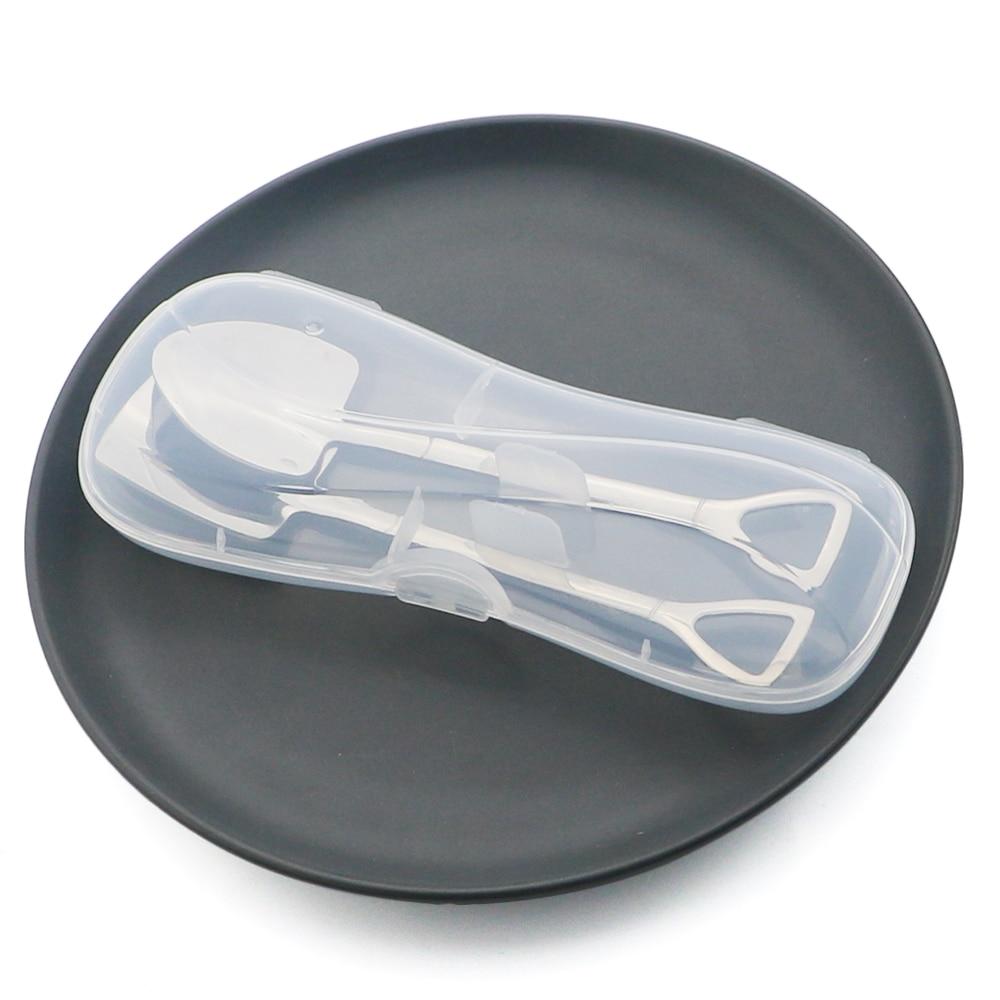 Černá kreativní čajová lžička dezertní lžička sada příborů lopatka z nerezové oceli lžíce zmrzlina večírek lžíce na míchání s dárkovou krabičkou