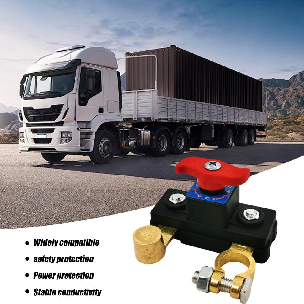 Battery Disconnect Control 12V 24V Auto Battery Quick Disconnect Control Automotive Terminal Heavy Duty Accessories for car