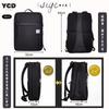 Business erweiterter beliebter Rucksack für große 2 Air Square Inch PC A4 Trocken- und Nasstrennung YKK Business Schwarz [YCD] Rucksack, Zwickel, Männer, Business,