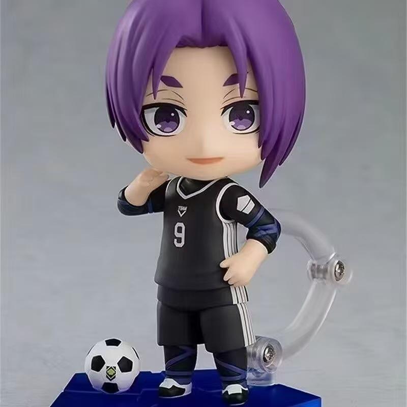 Blue Lock Anime Peripherie Q-Version Modell Nagi Seishiro Isagi Yoichi Mikage Reo PVC Actionfigur Sammlerstück Spielzeug Geschenk