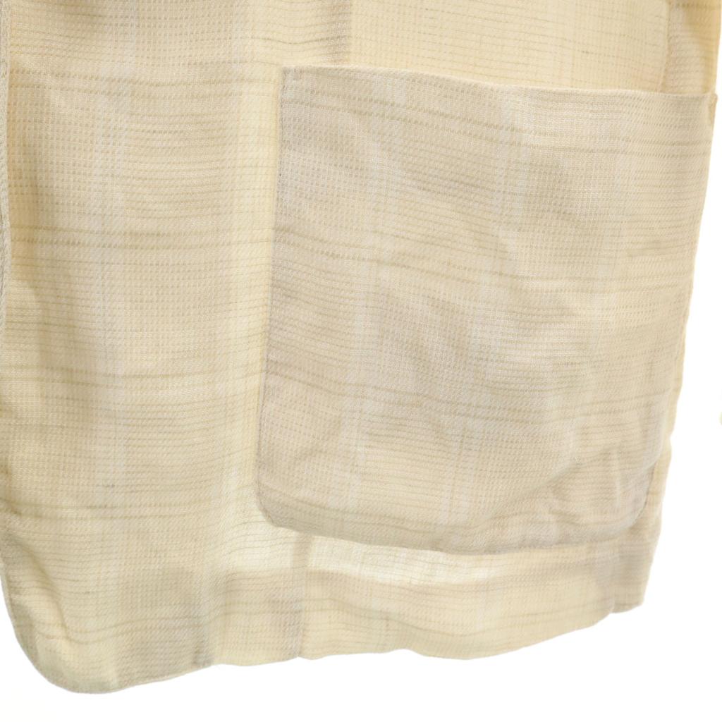 Burberrys 90s Linen Old Check Pattern tailored jacket 5AP beige Women Used