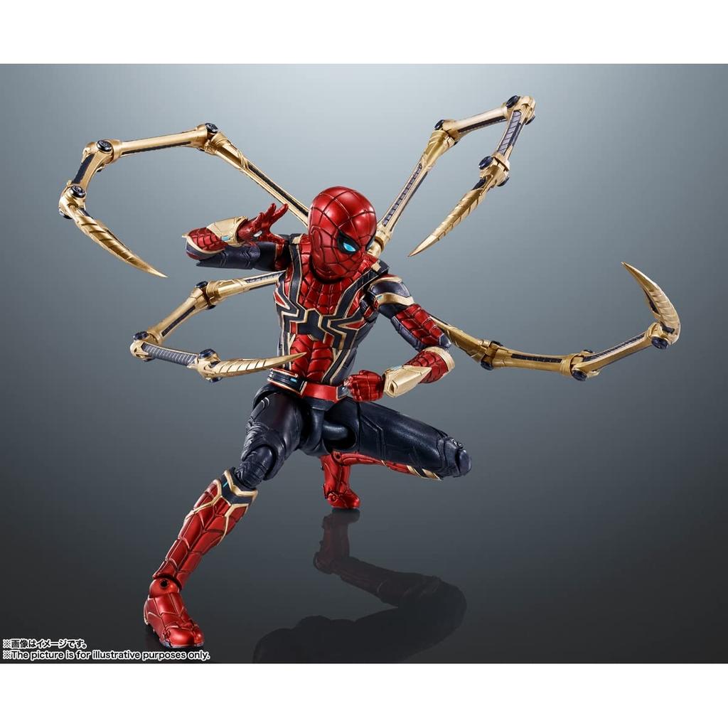 TAMASHII NATIONS S.H. Figuarts Iron Spider (Spider-Man: No Way Home) 145mm PVC & ABS Action Figure (Reissue)