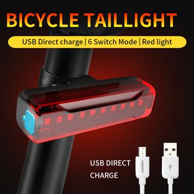 A02 Lampă spate pentru bicicletă, lumină frontală reîncărcabilă pentru mountain bike, lampă de avertizare pentru bicicletă electrică, echipament pentru ciclism pentru bicicletă pentru copii