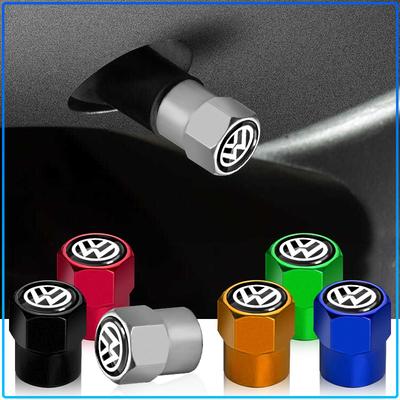 4 stuks Auto Ventielsteel Doppen Waterdichte Auto Accessoires Voor Santana GTI Rline Polo Golf Passat B5 B6 Touran Magotan Scirocco Lavida