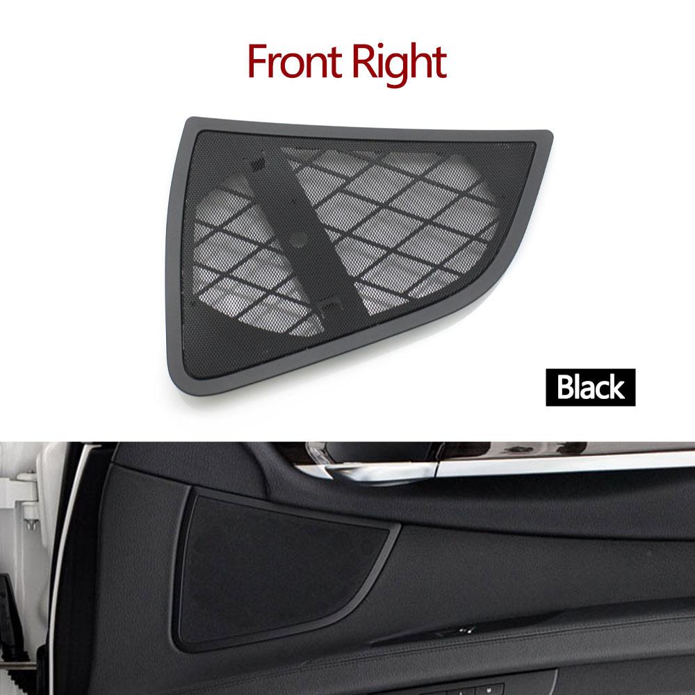 Car Front Rear Left Right Door Horn Loudspeaker Sound Audio Speaker Cover For BMW 7 Series F01 F02 F04 2009-2014 730i 740i 750i