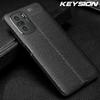 KEYSION Coque antichoc pour POCO F3, Texture cuir, silicone souple, couverture arrière de téléphone pour POCO F3