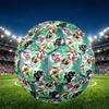 Mighty Morphin Power Rangers Print Size 5 Soccer Ball, PU Wear Resistant Football for Match Training and Daily Practice, Birthday Gift for Soccer Fans