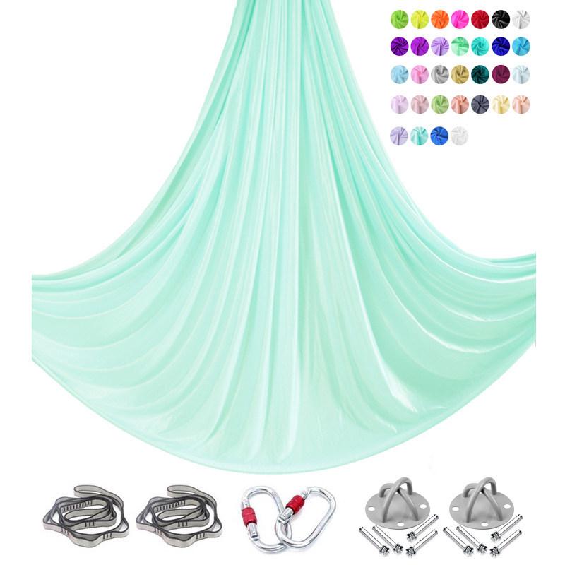 6m Nylon Aerial Yoga Hammock Set for Home and Studio Use