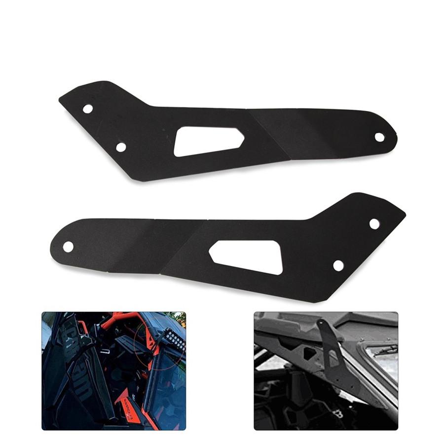 Heavy Duty 50 '' LED Light Bar Upper Roof Mounting Brackets For Can-am Maverick X3 2017-19