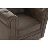 Fauteuil - Bois Brun Foncé - 80 x 80 x 70 cm - Vintage