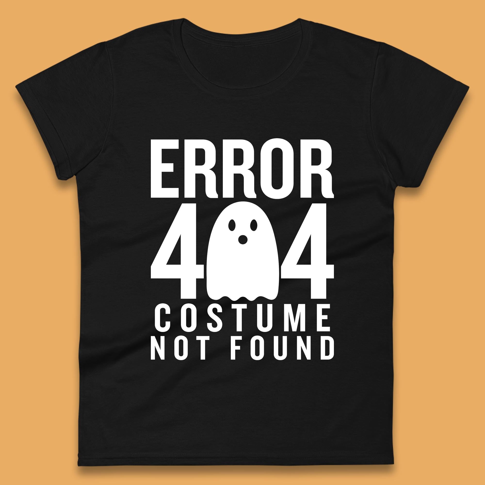 Error 404 Costume Not Found Halloween This Is My Halloween Costume Error 404 Womens Tee T Shirt Mens Tops Unisex Top M
