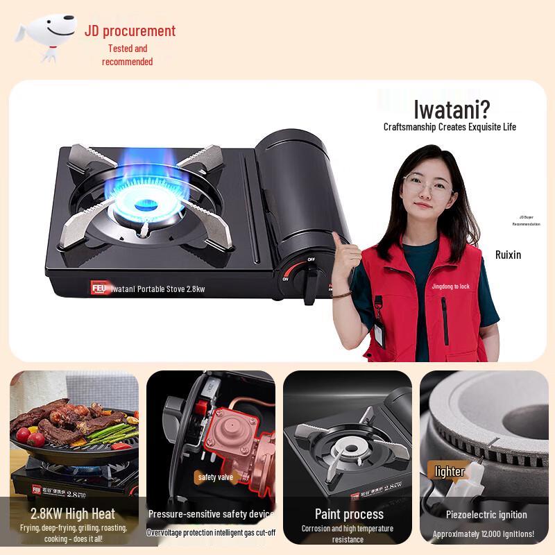 Iwatani Portable Butane Cassette Stove