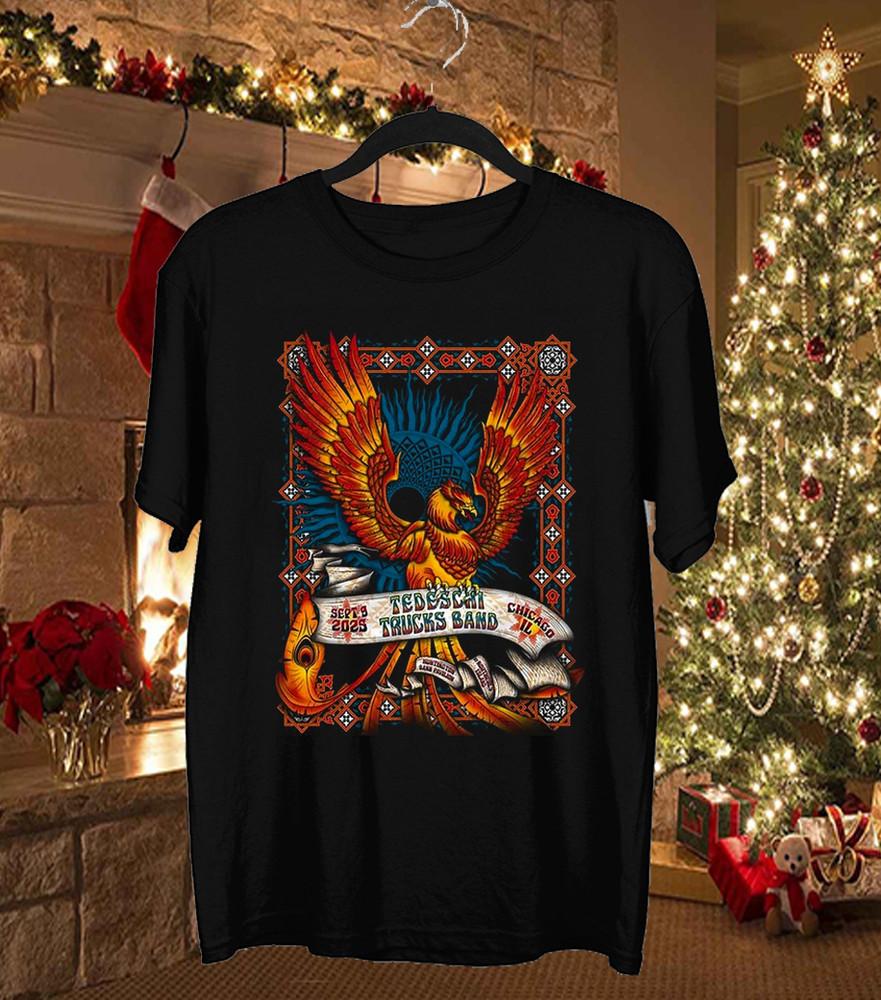 

Tedeschi Trucks 2025 Tour Collection Live Concert T Shirt Short Sleeve Unisex T-Shirt XXXL