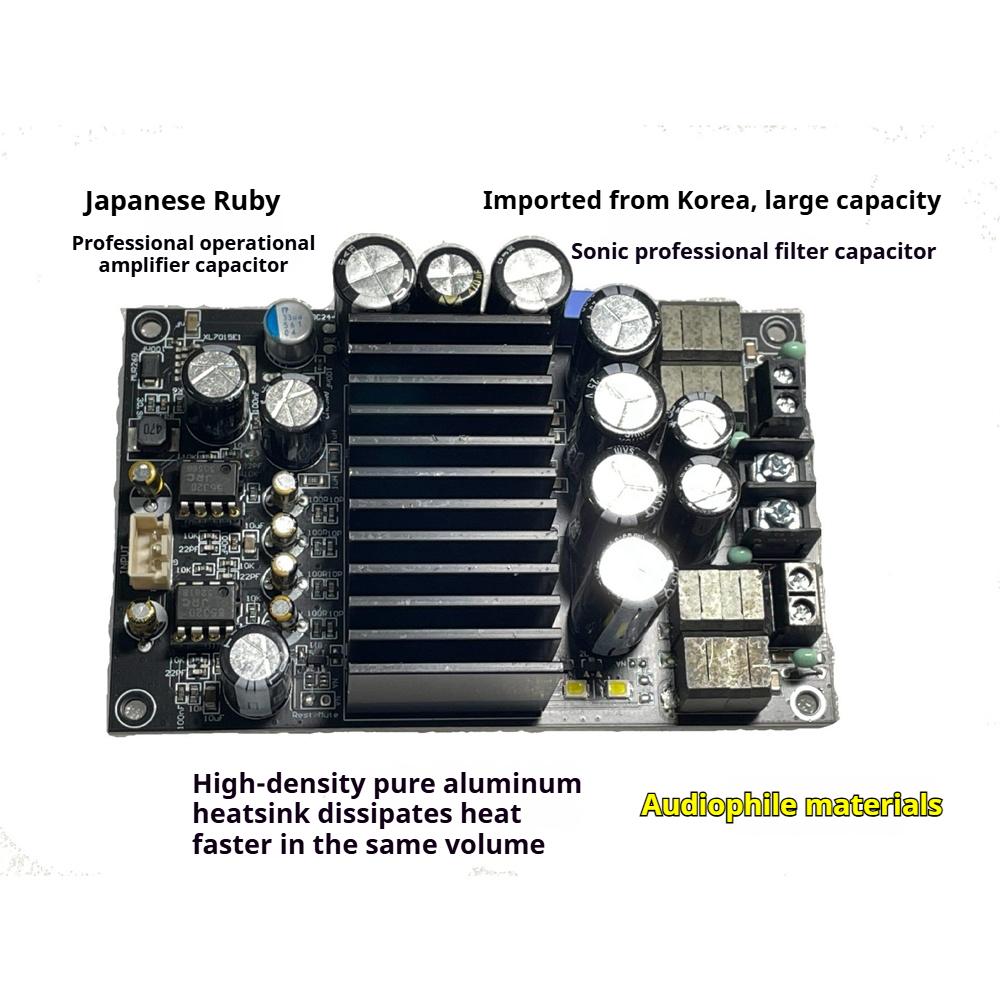 TPA3255 HiFi Digital Amplifier Board 600W 2.0 Stereo Power Amp Module 48V Class D 315W+315W DIY Audio DC