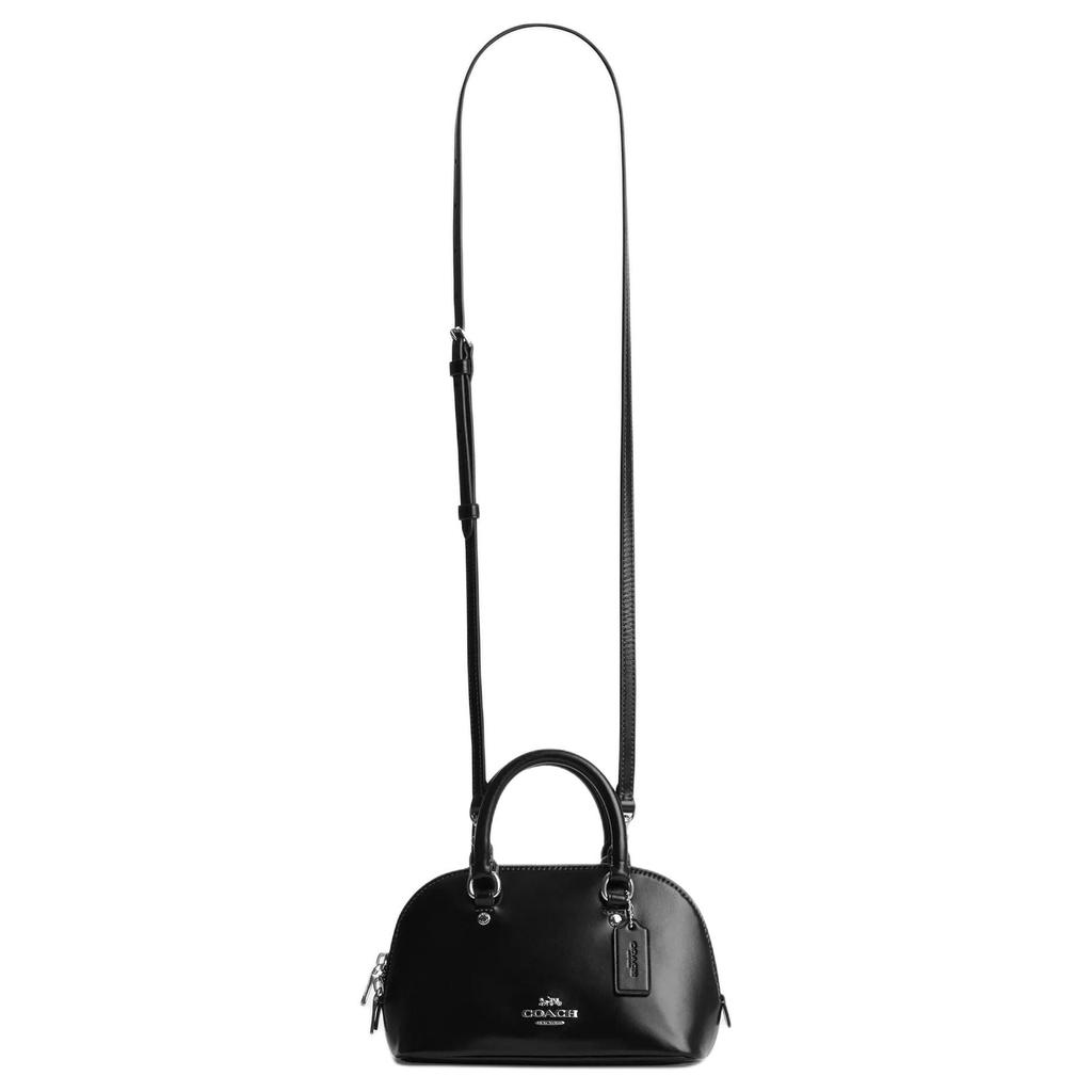 COACH SATCHEL Cow Leather Shoulder Bag, Crossbody Bag, Handbag Mini Women's Black CEA01-SVBK