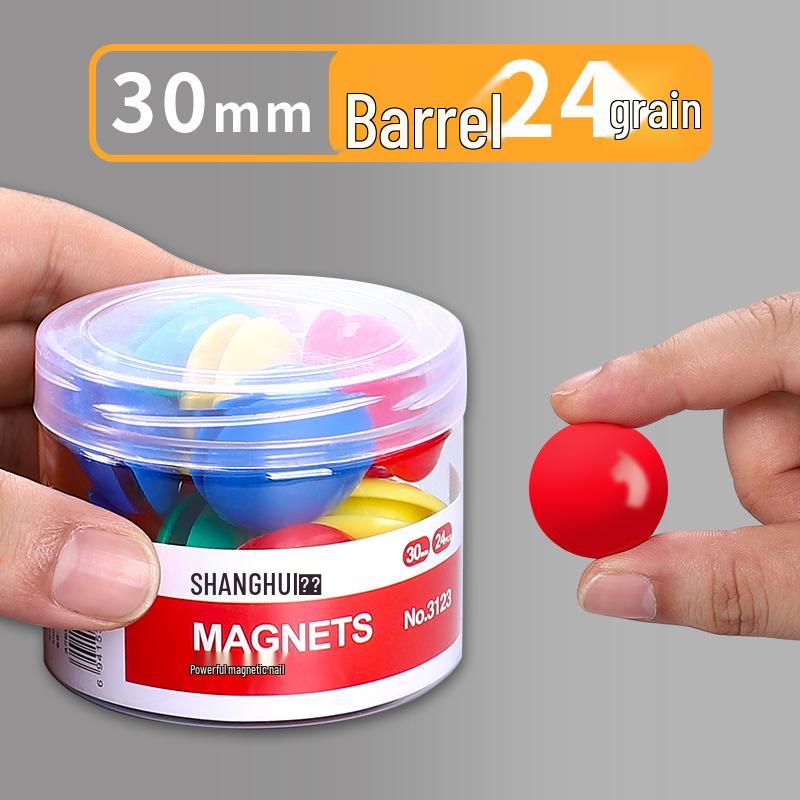 Colorful Round Magnetic Chalkboard Stickers with Strong Magnets for Whiteboards