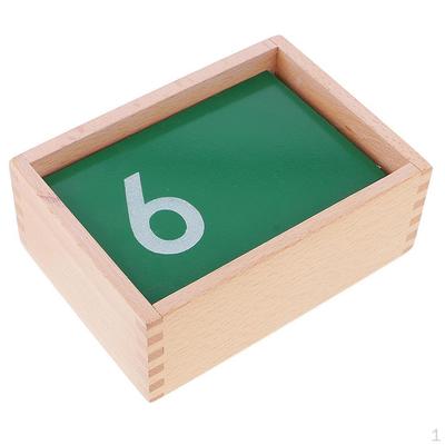Montessori Development Toy 0-9 Number Cards Addition Subtraction MultiplicatioN Division